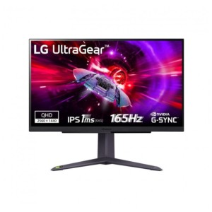 LG 27GR75Q-B.AEU 27 2K QHD IPS 165 Hz FreeSync G-Sync Noir - Moniteur Gaming