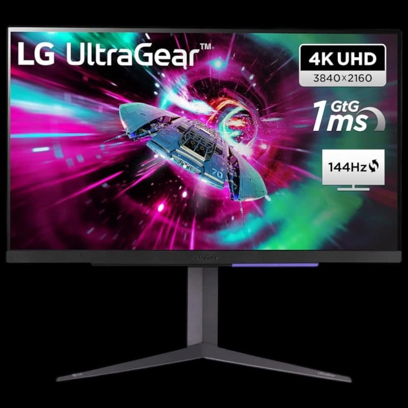LG 27GR93U-B 27 4K UHD IPS 144 Hz G-Sync Premium Preto - Monitor PC