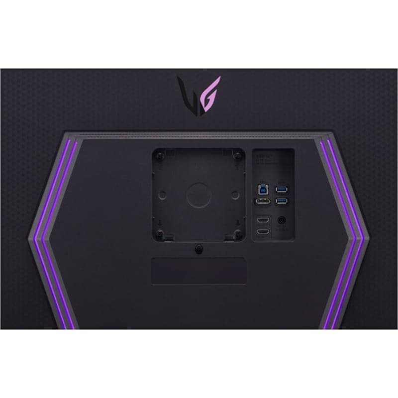 LG 27GR93U-B 27 4K UltraHD IPS 144 Hz G-Sync Preto - Conexões de monitor de PC