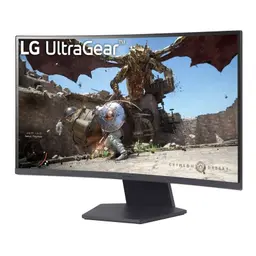 Frontale de LG 27GS60QC-B 31,5 QHD VA FreeSync Noir - Moniteur PC