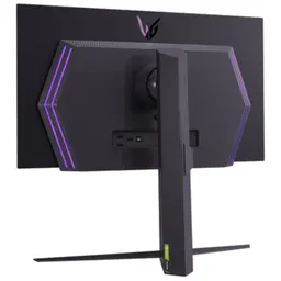 LG 27GS95QE-B 26,5 QHD OLED FreeSync Premium Pro Noir - Moniteur PC Vue arrière côté droit