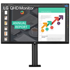 LG 27QN880-B 27 Quad HD Adaptable Support LED IPS