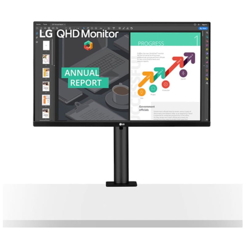 LG 27QN880P-B Ergo 27 2K QHD IPS Preto - Monitor - Item
