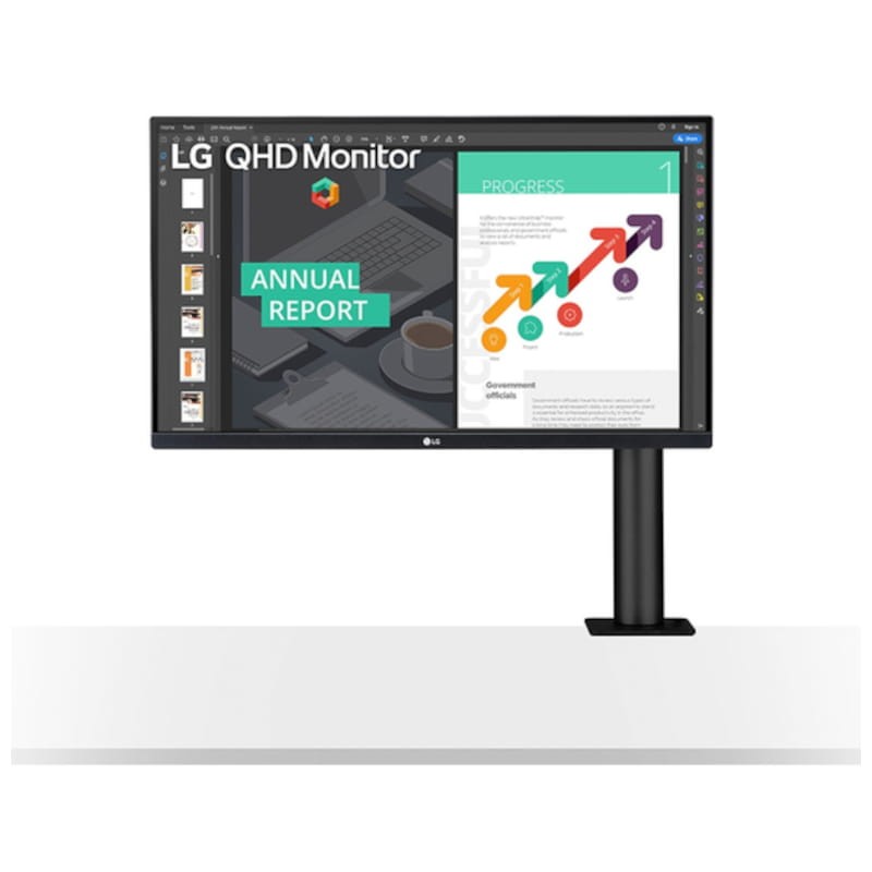 LG 27QN880P-B Ergo 27 2K QHD IPS Preto - Monitor - Item1