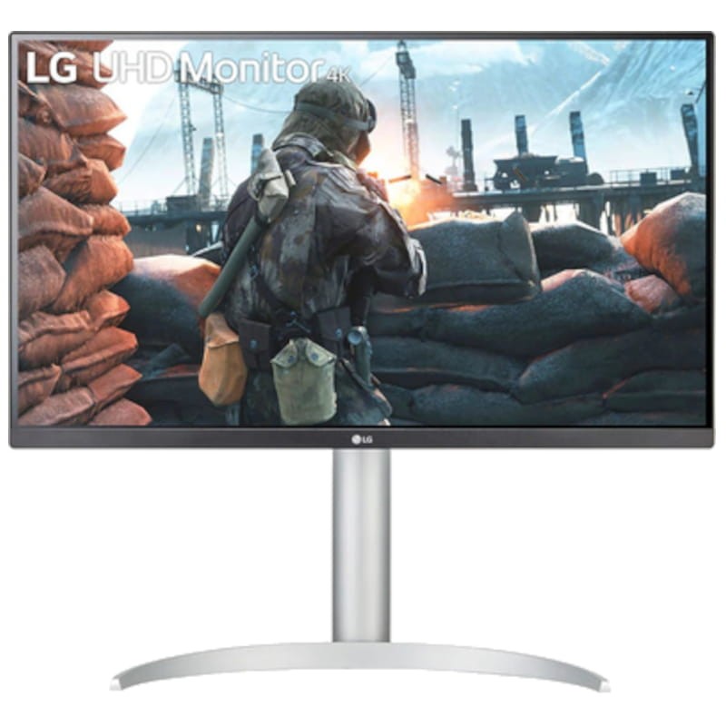 LG 27UP650 27 4K UHD IPS FreeSync Plata - Monitor Gaming - Ítem