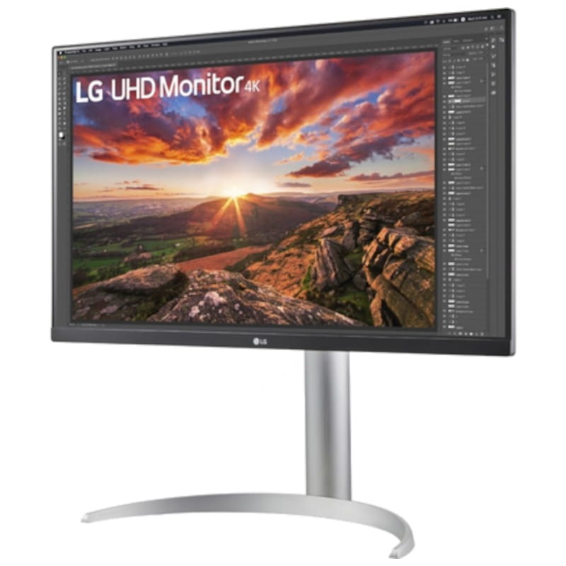 LG 27UP85NP-W 27 4K Ultra HD IPS FreeSync Argent - Moniteur d'ordinateur - Ítem1