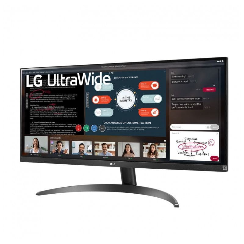 LG 29WP60G-B 29 Full HD IPS UltraWide AMD FreeSync Noir - Moniteur Gaming - Ítem3