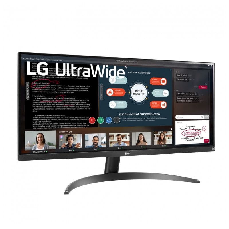 LG 29WP60G-B 29 FullHD IPS UltraWide FreeSync Negro - Monitor Gaming - Ítem4