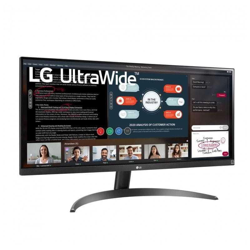 LG 29WP60G-B 29 Full HD IPS UltraWide AMD FreeSync Noir - Moniteur Gaming - Ítem4