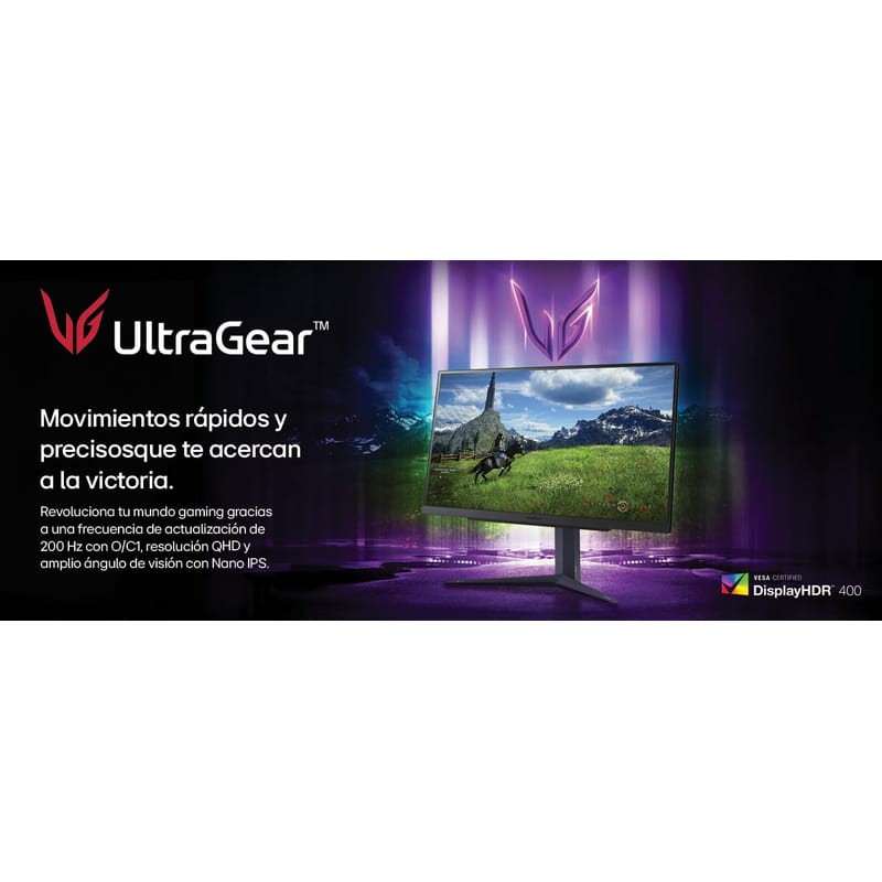 LG 32GS85Q-B 31.5 Quad HD IPS 180 Hz NVIDIA G-SYNC Negro - Monitor PC - Ítem5