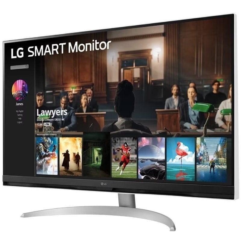 LG 32SQ700S-W 31.5 4K Ultra HD VA WebOS Prateado - Smart Monitor - Item2