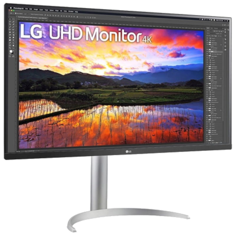 LG 32UP55NP-W 31.5 4K Ultra HD VA FreeSync Blanco - Monitor - Ítem1