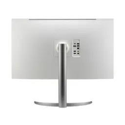 Vista frontal trasera del Monitor LG 32UQ850V-W 31.5 4K Ultra HD IPS Blanco