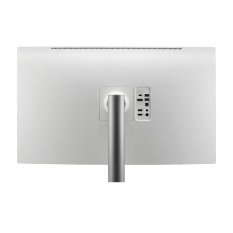 Detalle de puertos y conexiones del Monitor LG 32UQ850V-W 31.5 4K Ultra HD IPS Blanco