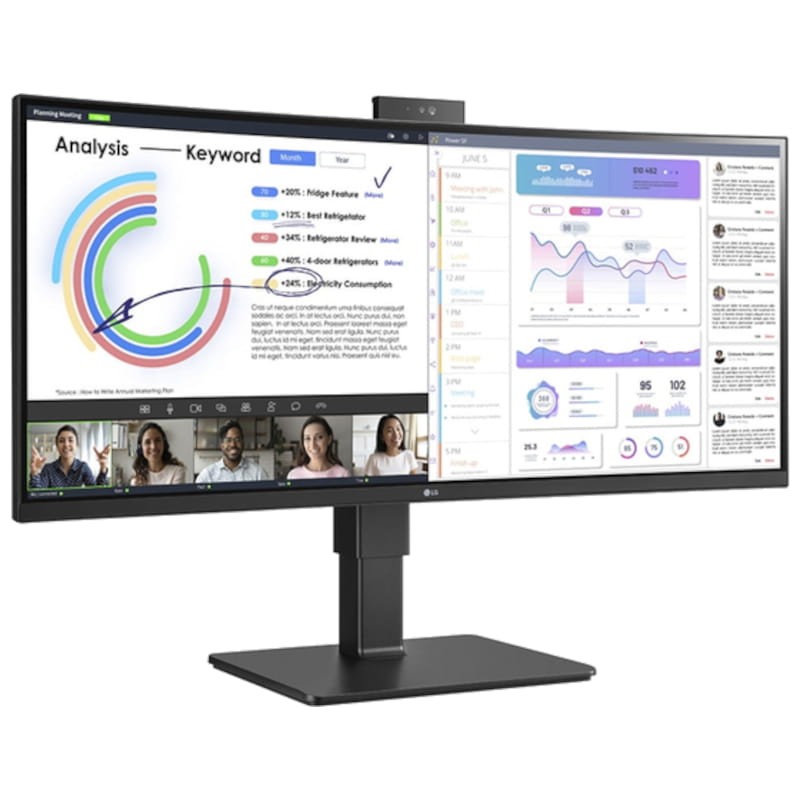 LG 34BQ77QC-B 34 IPS incurvé noir - Moniteur PC - Ítem2