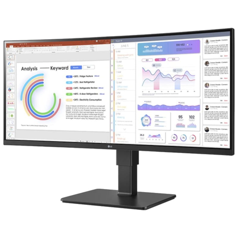 LG 34BQ77QC-B 34 IPS incurvé noir - Moniteur PC - Ítem5