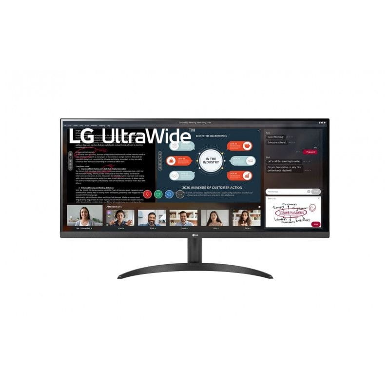 LG 34WP500-B 34 FullHD IPS 75Hz FreeSync Preto - Monitor PC - Item