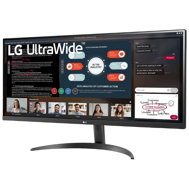 LG 34WP500-B 34 FullHD IPS Ultrawide FreeSync LED - Ítem1