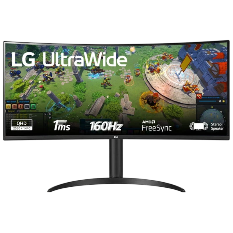 LG 34WP65CP-B.AEU 34 WQHD VA UltraWide Incurvé 160 Hz FreeSync Premium Noir – Moniteur PC - Ítem