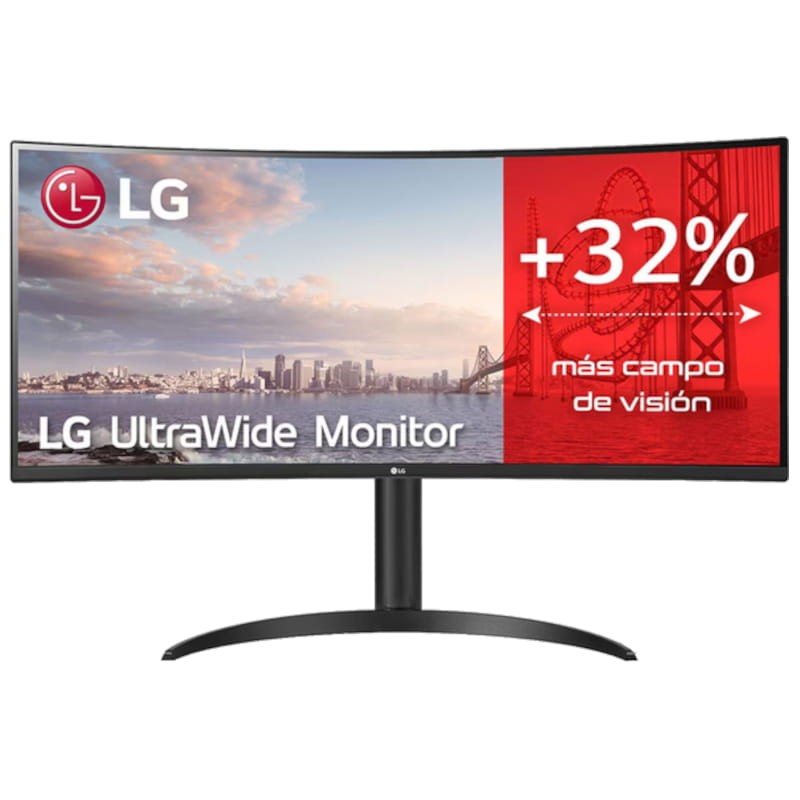 LG 34WP75CP-B - UltraWide - Quad HD - Curvo - Negro - 34 pulgadas