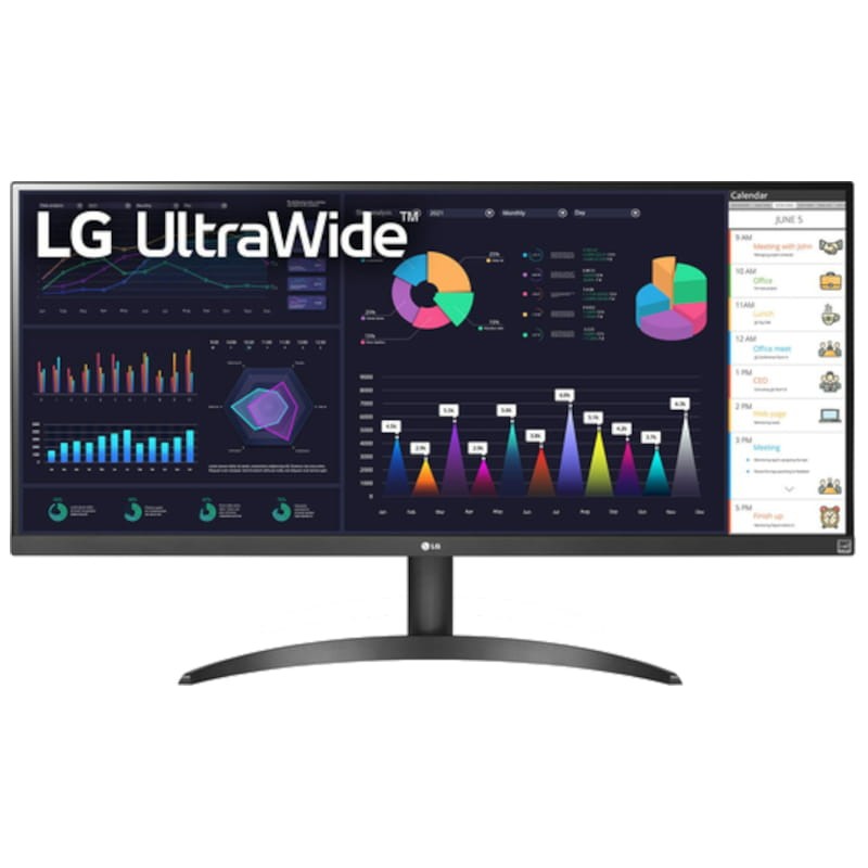 LG 34WQ500-B 34 Full HD IPS AMD FreeSync Negro - Monitor PC - Ítem