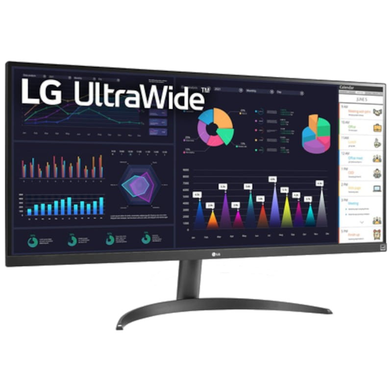 LG 34WQ500-B 34 Full HD IPS AMD FreeSync Negro - Monitor PC - Ítem1