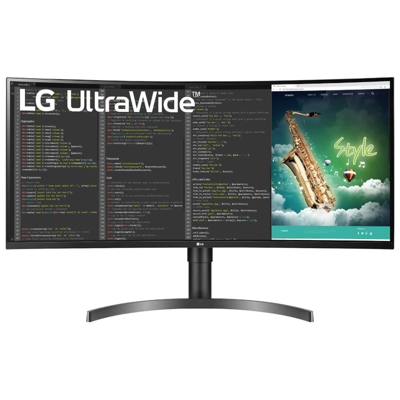 LG 35WN75CP-B 35 WQHD VA UltraWide Curvo 100Hz FreeSync Negro - Monitor PC - Ítem