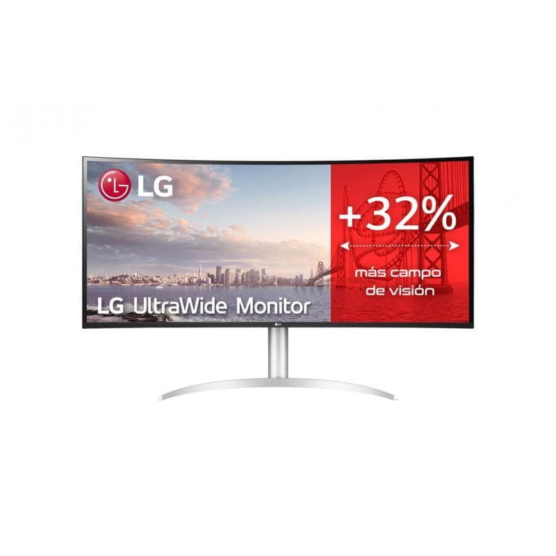 LG 40WP95CP-W 39.7 5K Ultra HD IPS Courbé Ultralarge FreeSync Blanc - Moniteur de Jeu - Ítem