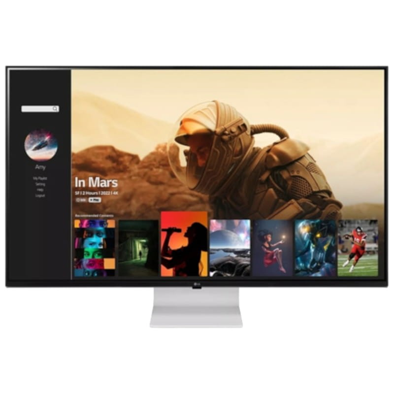 LG 43SQ700S-W 42.5 4K UHD Wi-Fi Mirroring Blanc - Moniteur intelligent - Ítem
