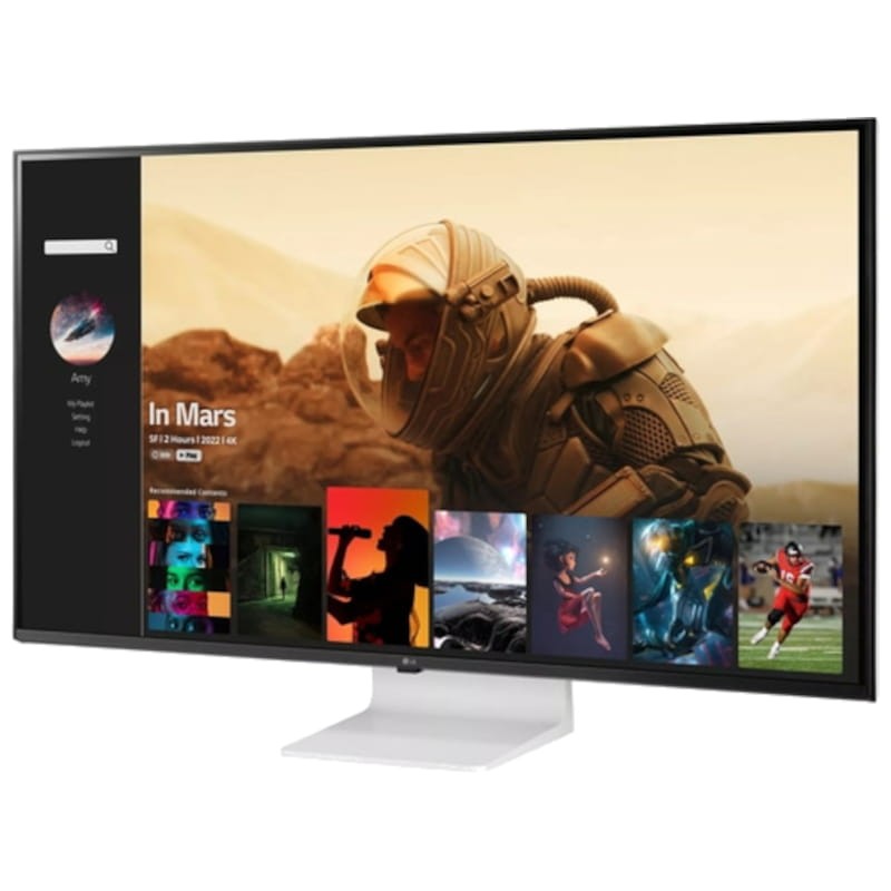 LG 43SQ700S-W 42.5 4K UHD Wi-Fi Mirroring Blanc - Moniteur intelligent - Ítem2