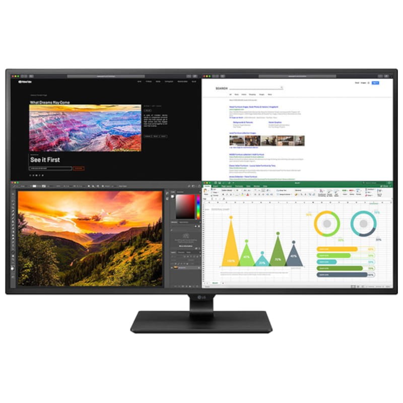 LG 43UN700P-B 43 4K Ultra HD IPS Negro - Monitor de PC - Ítem