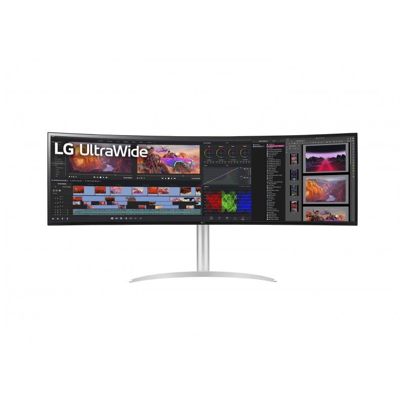 LG 49WQ95C-W 49 DQHD IPS Curvo Ultrawide 144 Hz FreeSync G-Sync Prata - Monitor PC - Item