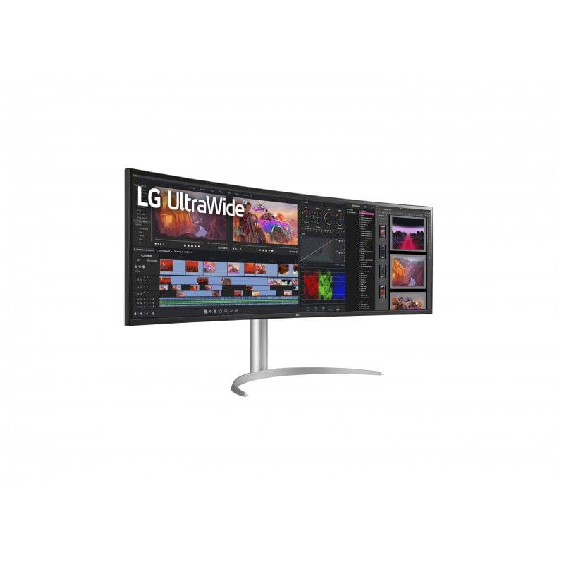 LG 49WQ95C-W 49 DQHD IPS Curvo Ultrawide 144 Hz FreeSync G-Sync Plata - Monitor PC - Ítem1