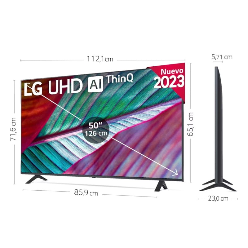 LG 50UR78006LK.AEU 50 4K Ultra HD Smart TV Preto - Televisão - Item5
