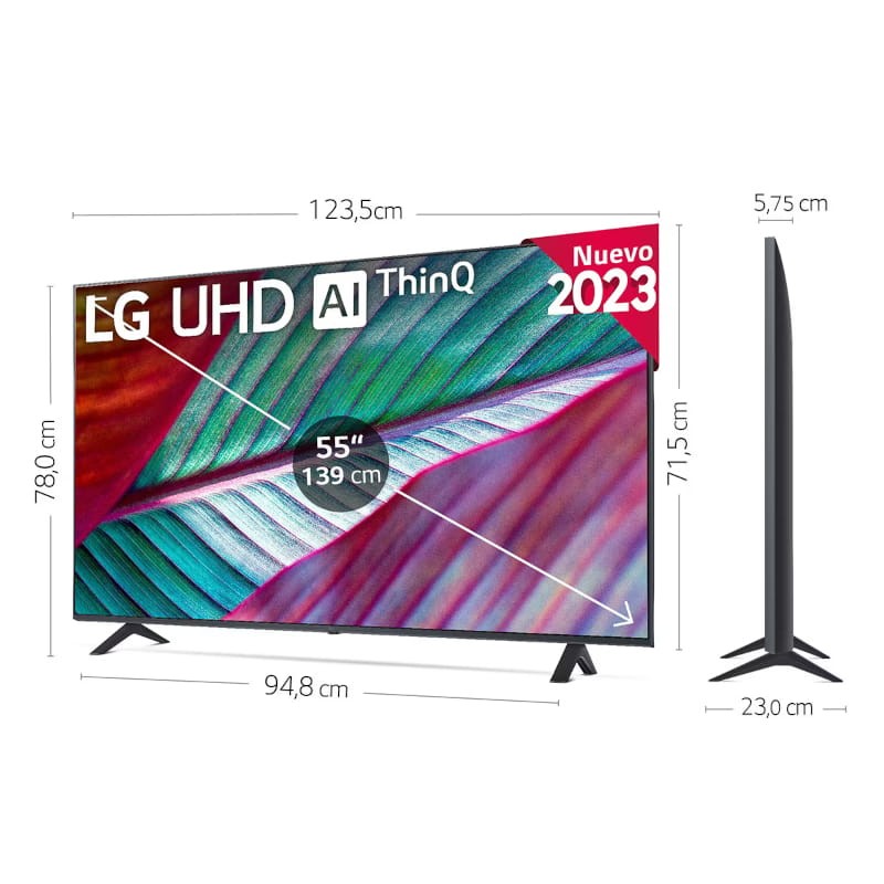 LG 55UR78006LK.AEU 55 4K Ultra HD Smart TV Noir - Télévision - Ítem7