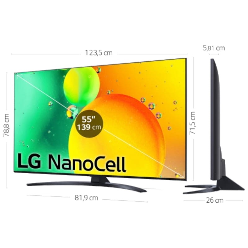 LG 55NANO766QA 55 4K Ultra HD Smart TV Wifi Negro – Televisión - Ítem4