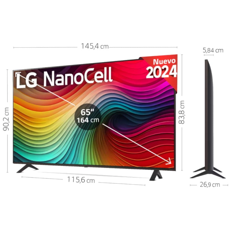 LG NanoCell 75NANO82T6B 75 4K Ultra HD Smart TV Wifi - Televisor - Ítem5