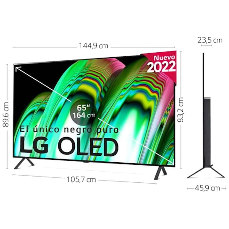 LG OLED65A26LA 65 4K OLED Ultra HD Smart TV Wi-Fi Argent - Ítem10