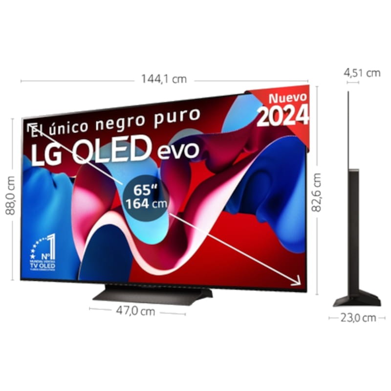 LG OLED evo C4 OLED65C44LA 65 4K Ultra HD Smart TV Wifi - Televisor - Ítem4