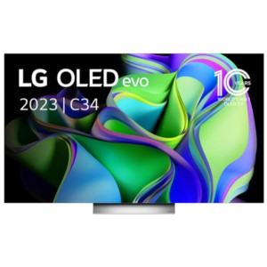 LG OLED evo OLED65C34LA 65 4K Ultra HD Smart TV Wifi Preto - Televisão