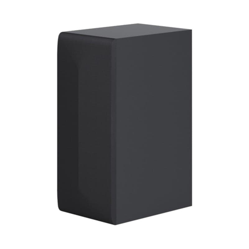 Vista lateral do subwoofer LG S60Q 2.1 300W