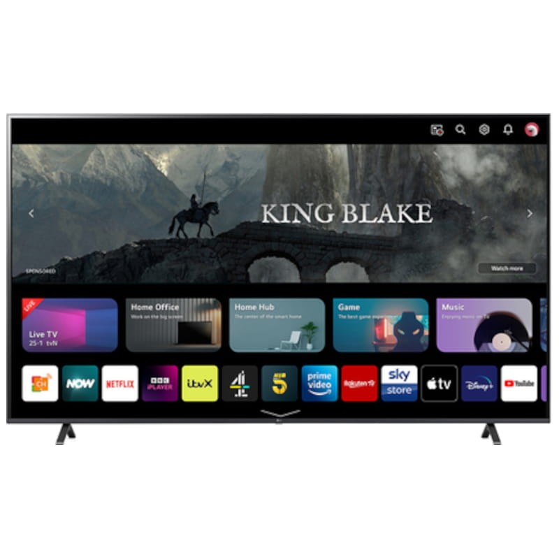 LG 86UR78006LB 86 4K Ultra HD Smart TV WiFi Preto – Televisão - Item1