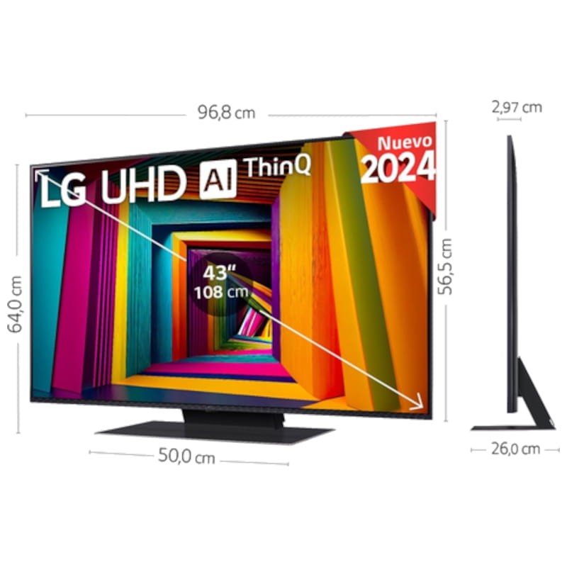 LG 43UT91006LA 43 4K Ultra HD Smart TV Wifi Azul - Televisão - Item4