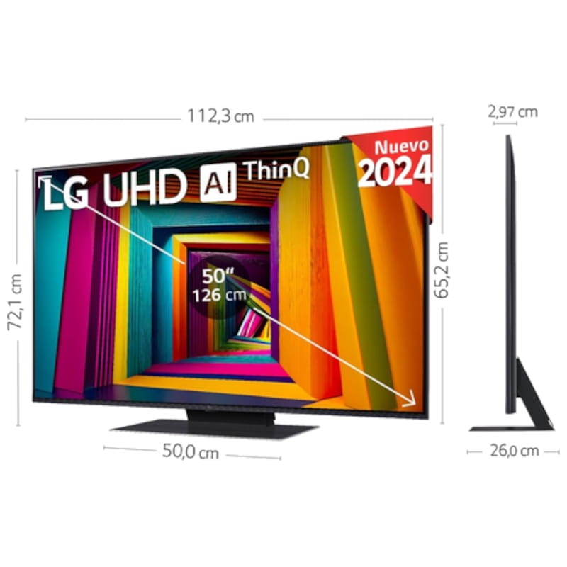 LG UHD 50UT91006LA 50 4K Ultra HD Smart TV Wifi Azul - Televisor - Ítem4
