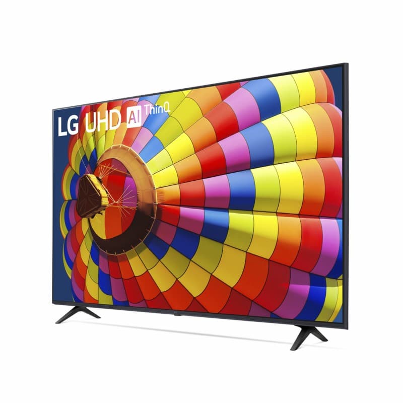 Perspetiva da Televisão LG UHD 55UT80006LA Azul