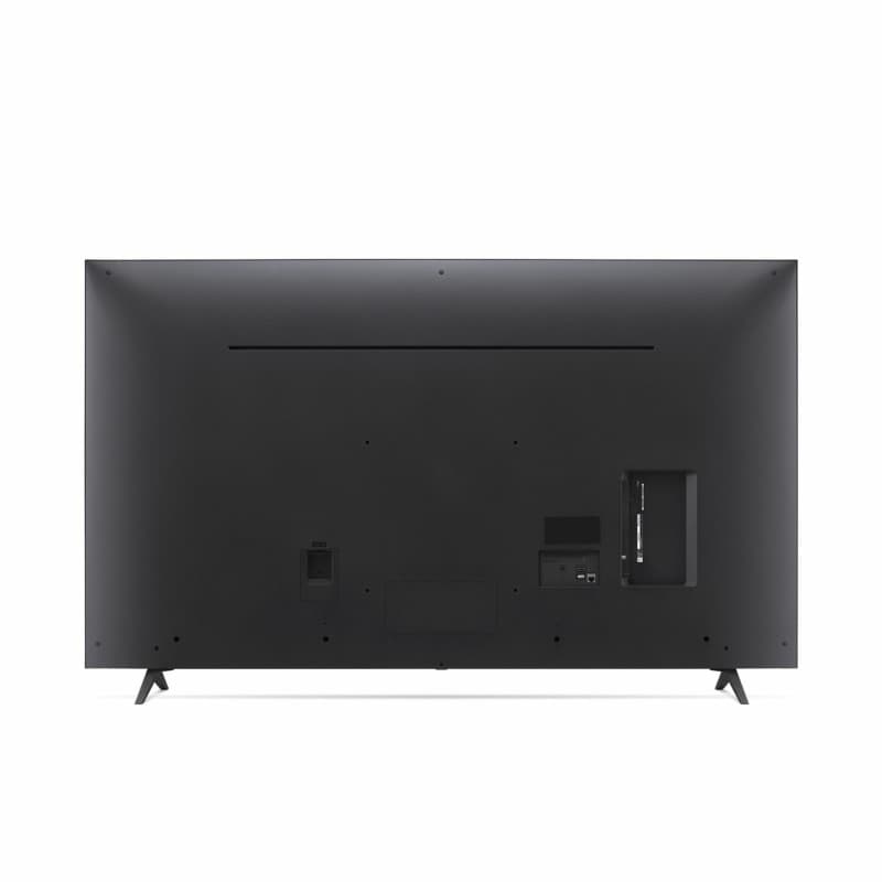 Vista traseira frontal da Televisão LG UHD 55UT80006LA Azul
