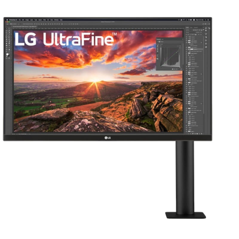LG UltraFine Ergo LED 27 4K Ultra HD AMD FreeSync Negro - Monitor - Ítem1