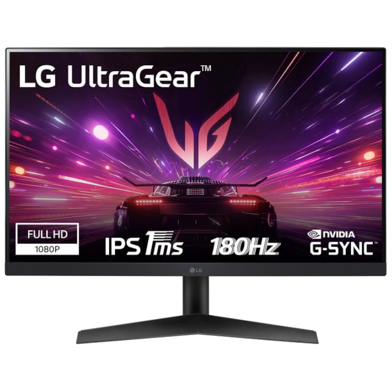 LG UltraGear 24GS60F 24 FullHD IPS 180 Hz G-Sync Preto - Monitor para PC - Item