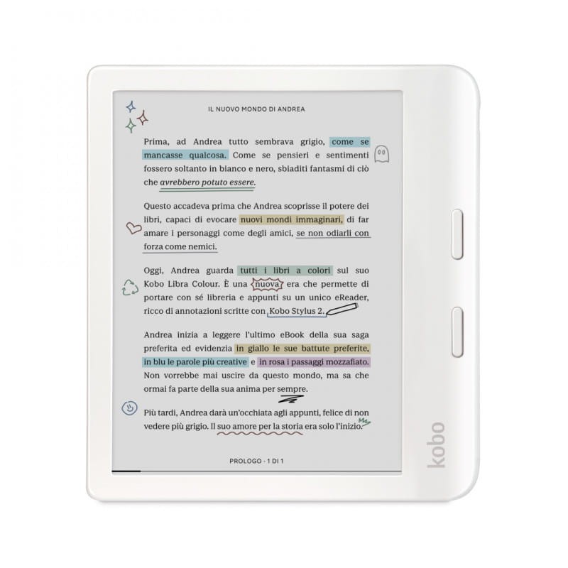  Kobo Libra Colour 32 GB Wifi Blanco - Lector de libros electrónicos - Ítem