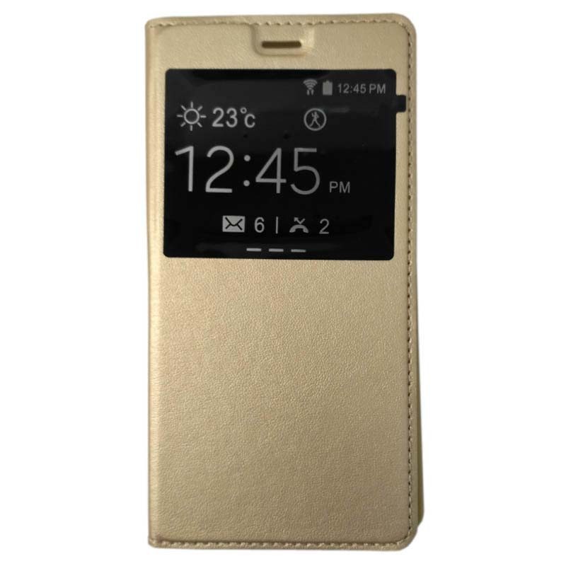 Caso tipo livro com janela Huawei P9 Lite